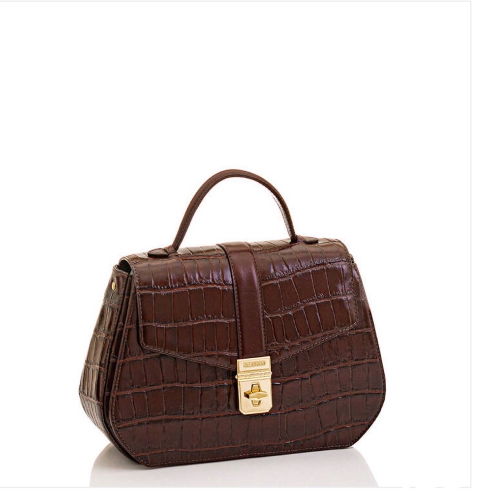 Brahmin Annabeth Chocolate Brava Purse NWOT
